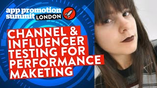 Channel & Influencer Testing for Performance Marketing